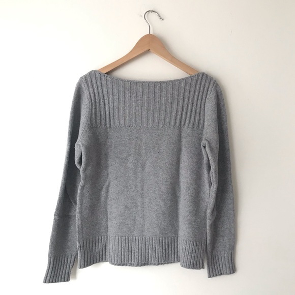 Loft | grey sequinned sweater - Picture 3 of 5